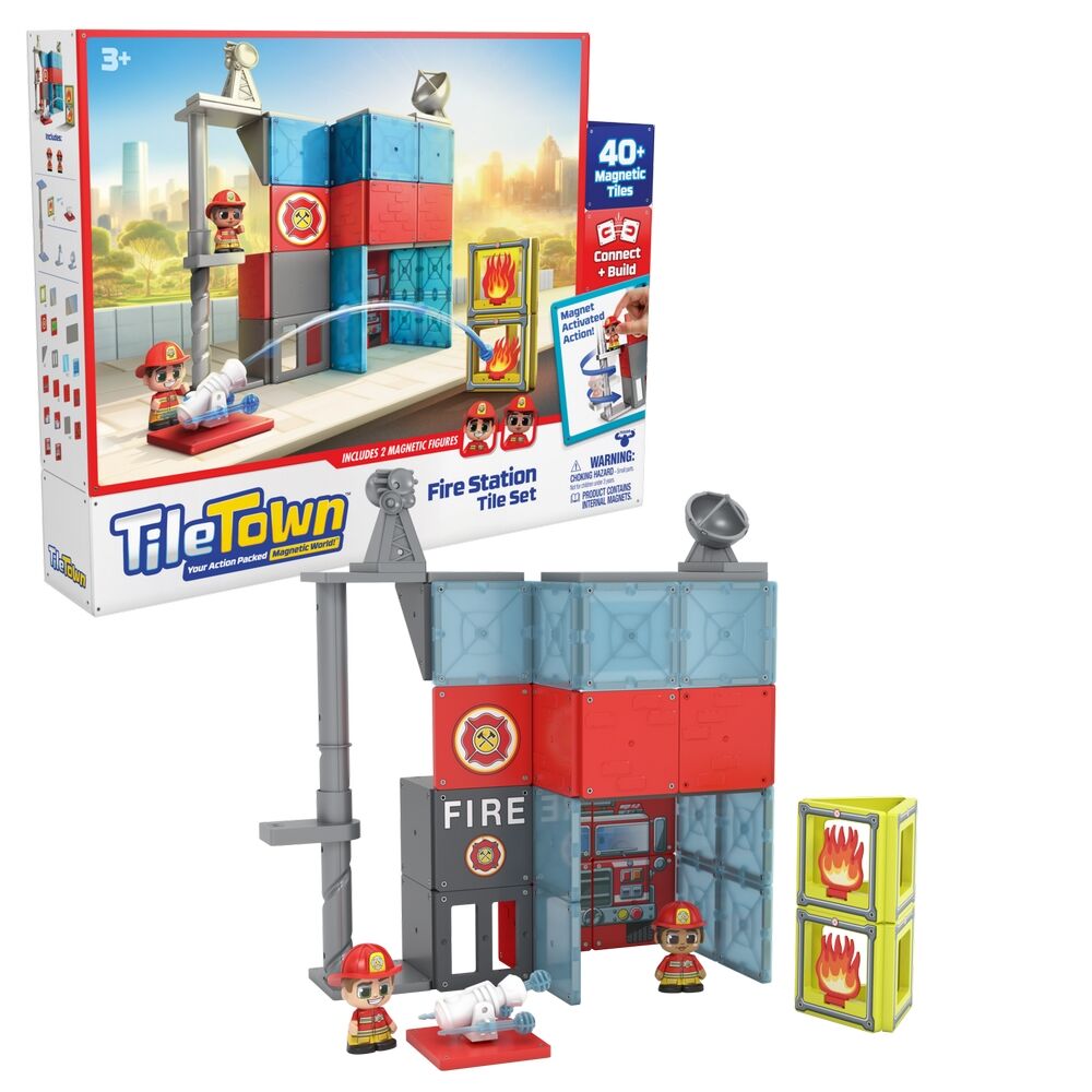 Tile Town Fire Station Tile Set