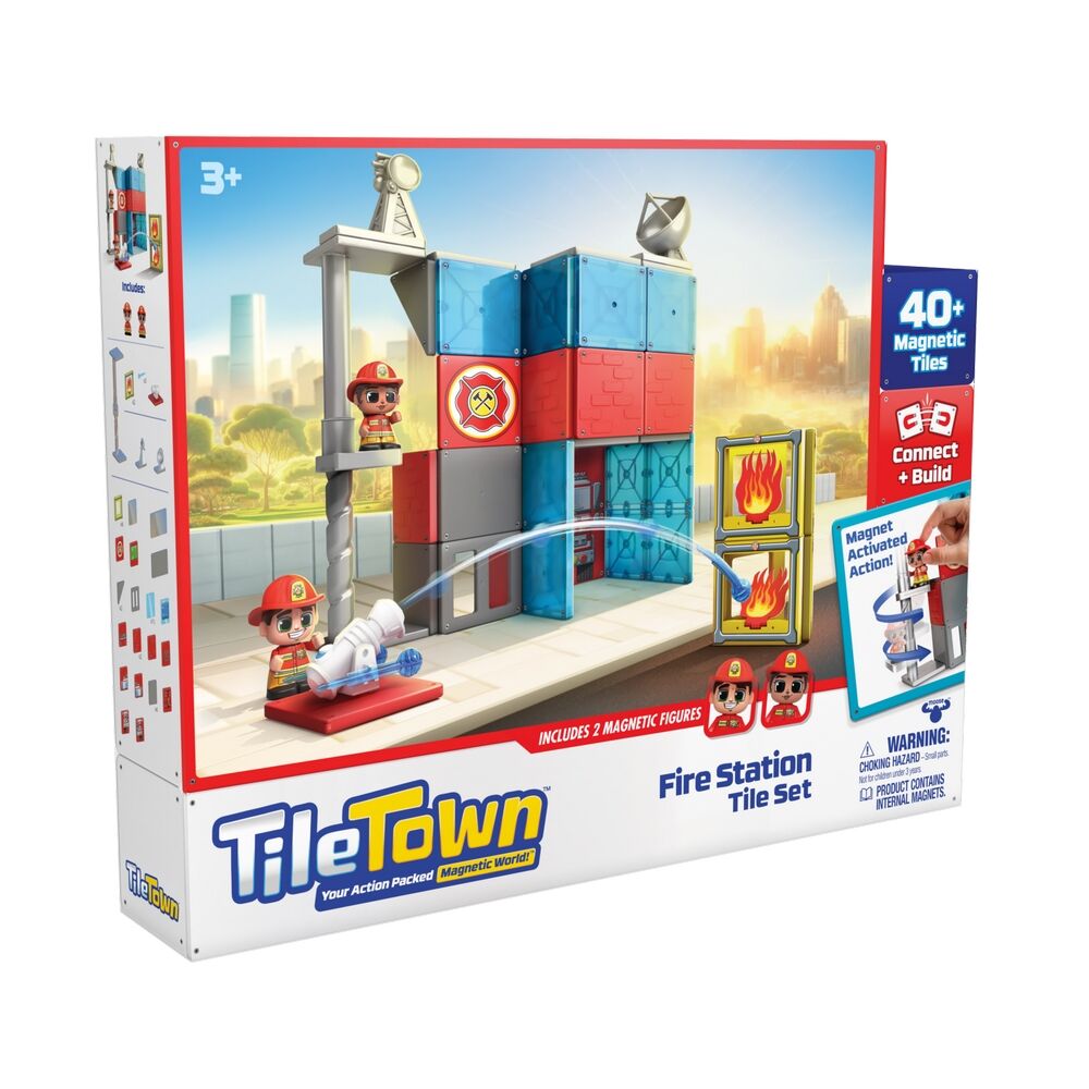 Tile Town Fire Station Tile Set