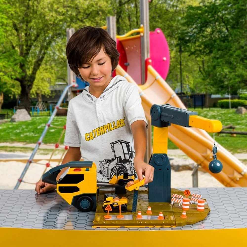 CAT - Little Machines Jumbo Crane Playset