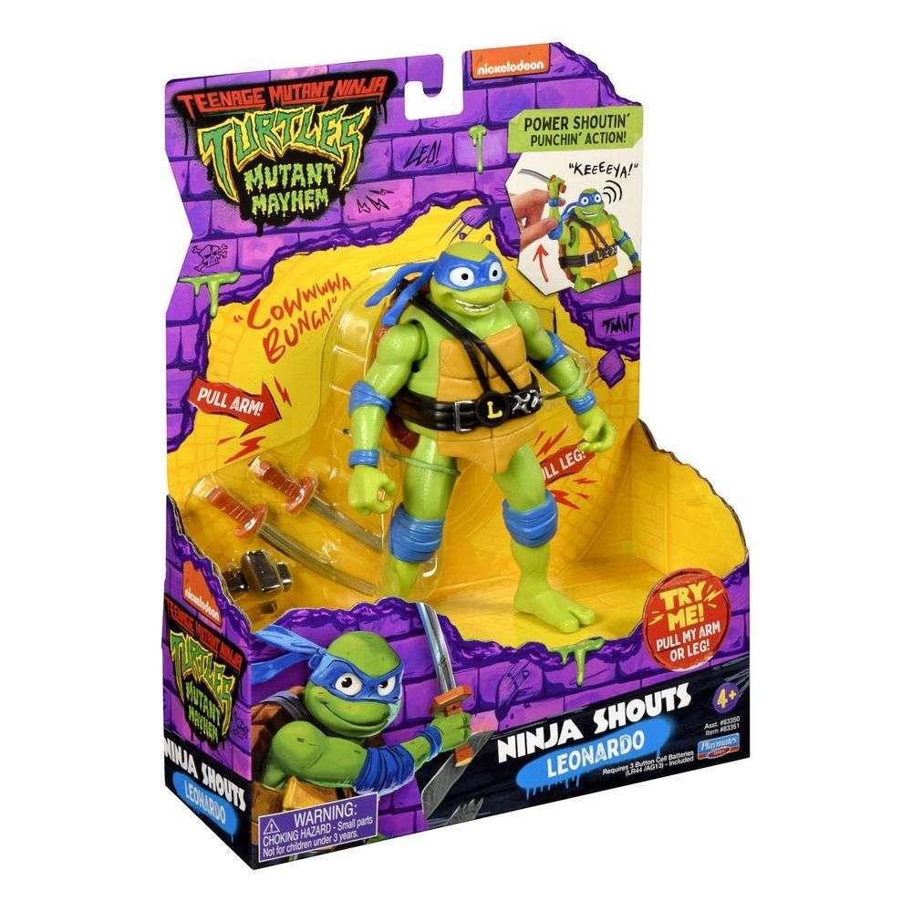 TMNT Mutant Mayhem - Ninja Shouts Leonardo