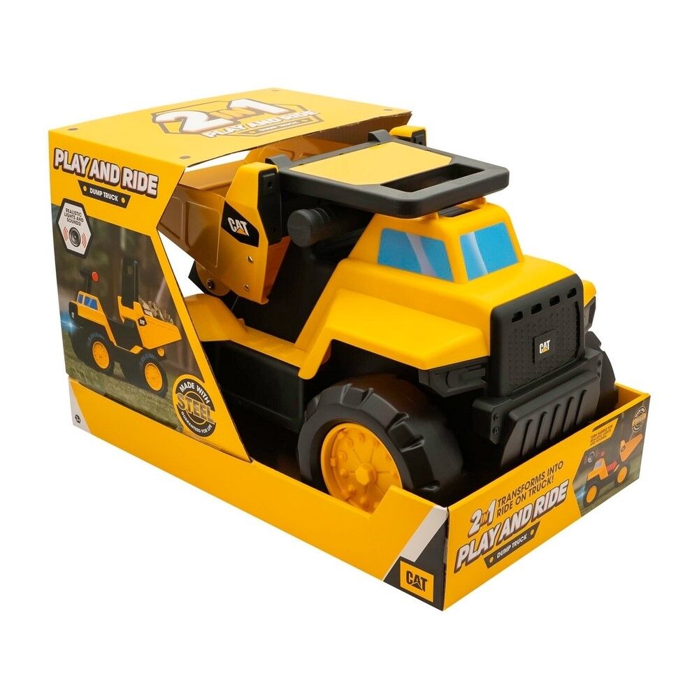 CAT Play and Ride Construction Dump Truck