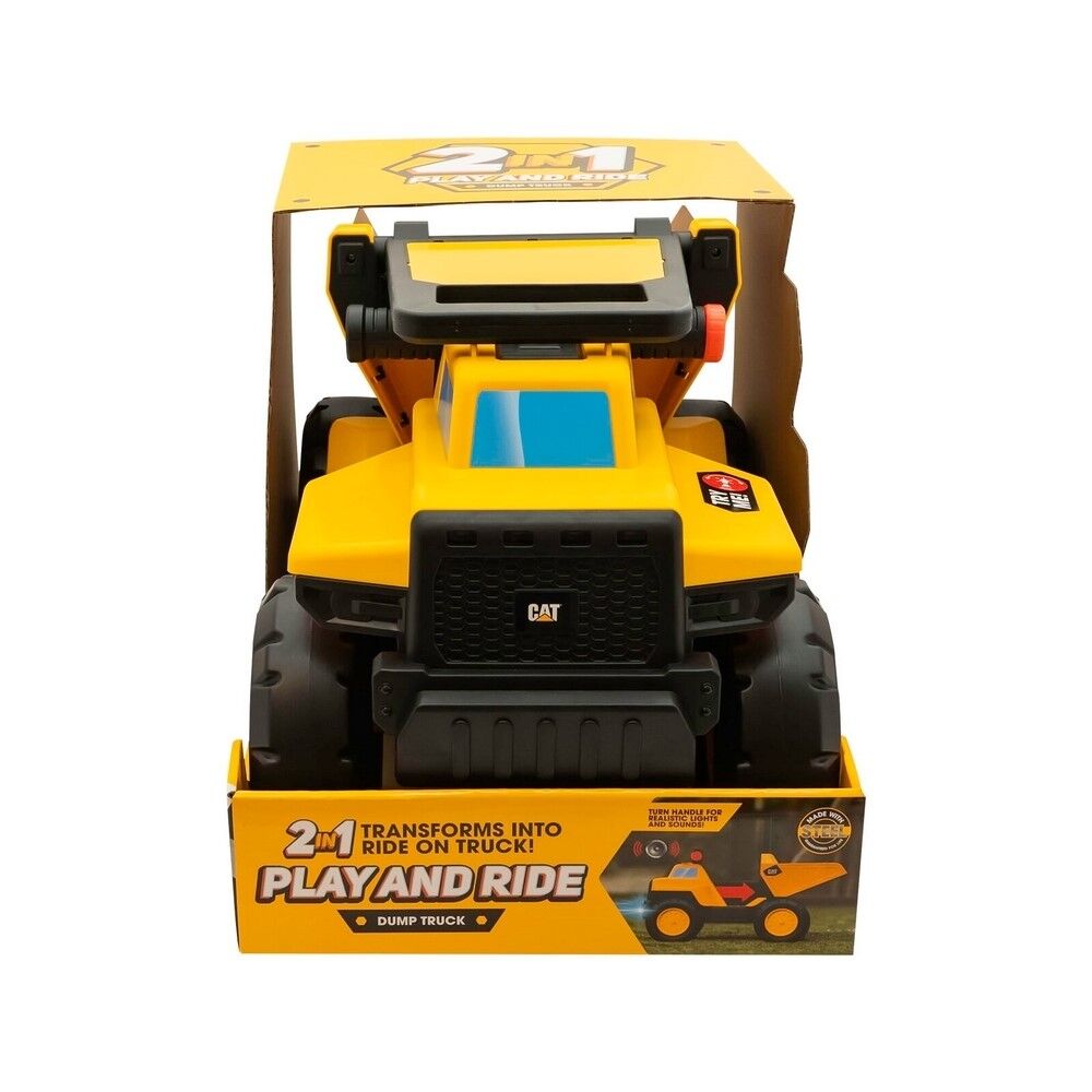 CAT Play and Ride Construction Dump Truck