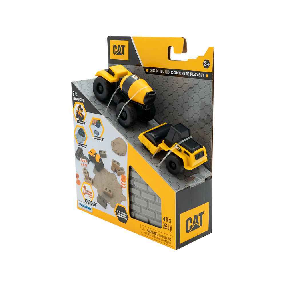CAT Dig N' Build Concrete Playset 284g