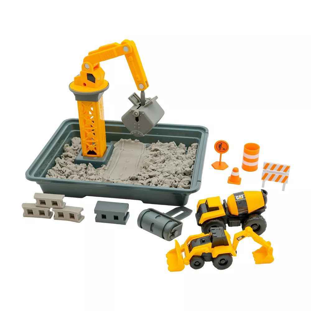 CAT Dig N' Build Concrete Playset 340g
