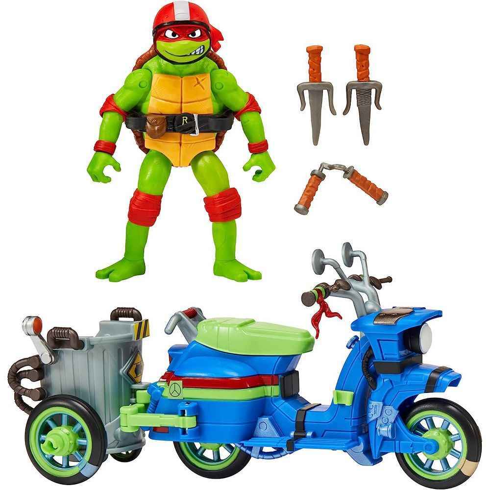 TMNT Mutant Mayhem - Battle Cycle with Raphael
