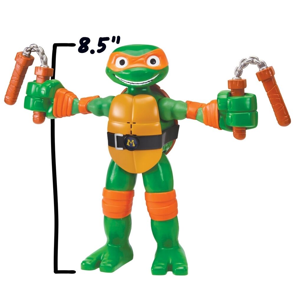 Tales of the TMNT Stretch & Shout Mutations Michelangelo Figure