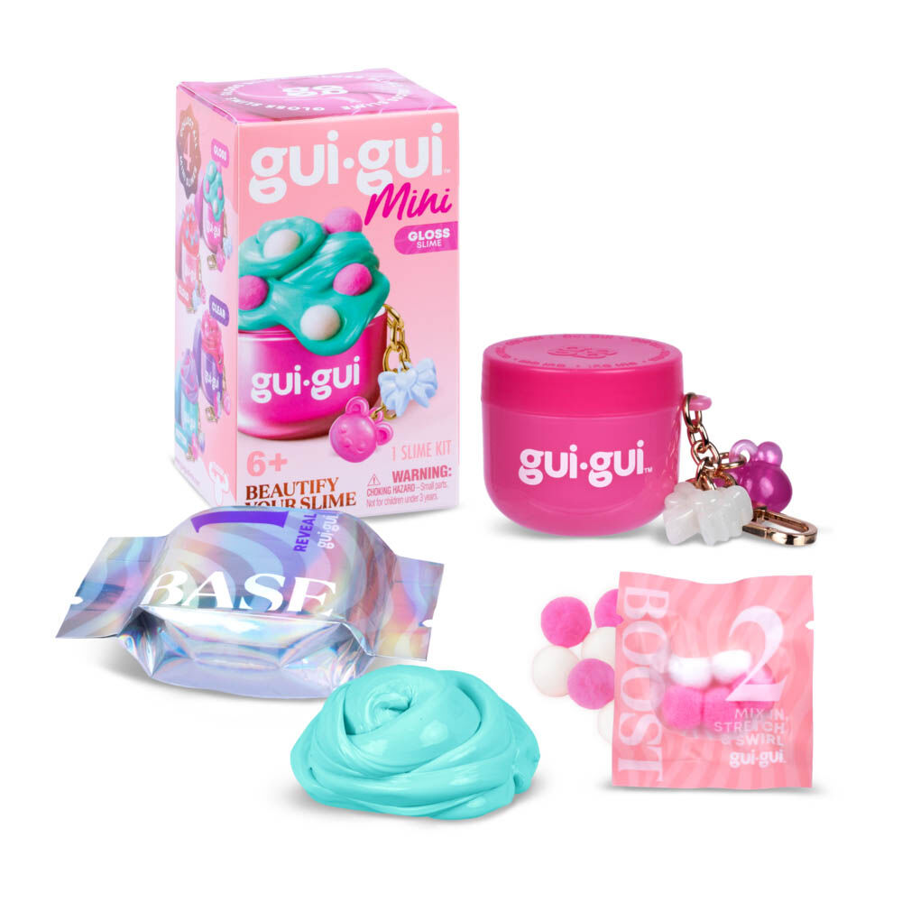 Gui Gui Mini Butter Slime Keychain Assorted Random Selected