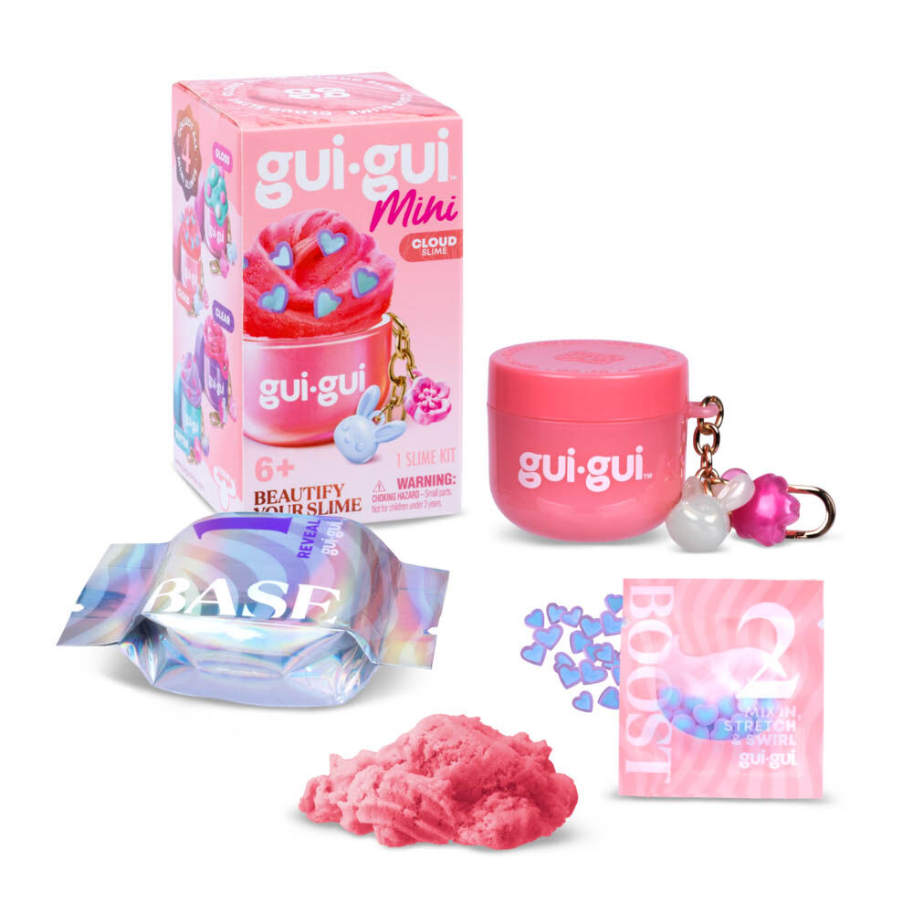 Gui Gui Mini Butter Slime Keychain Assorted Random Selected
