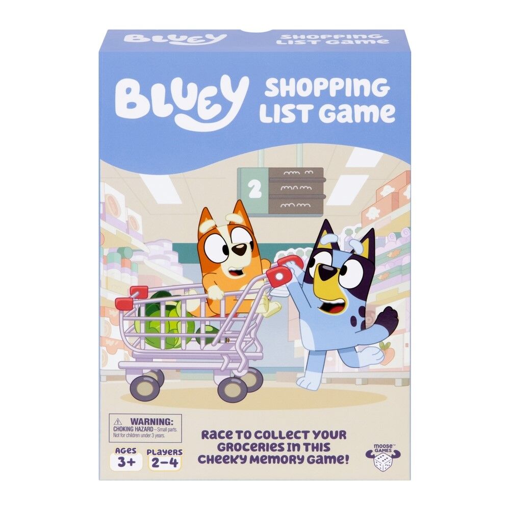 Bluey Shopping List Game - Cheeky Memory Game!