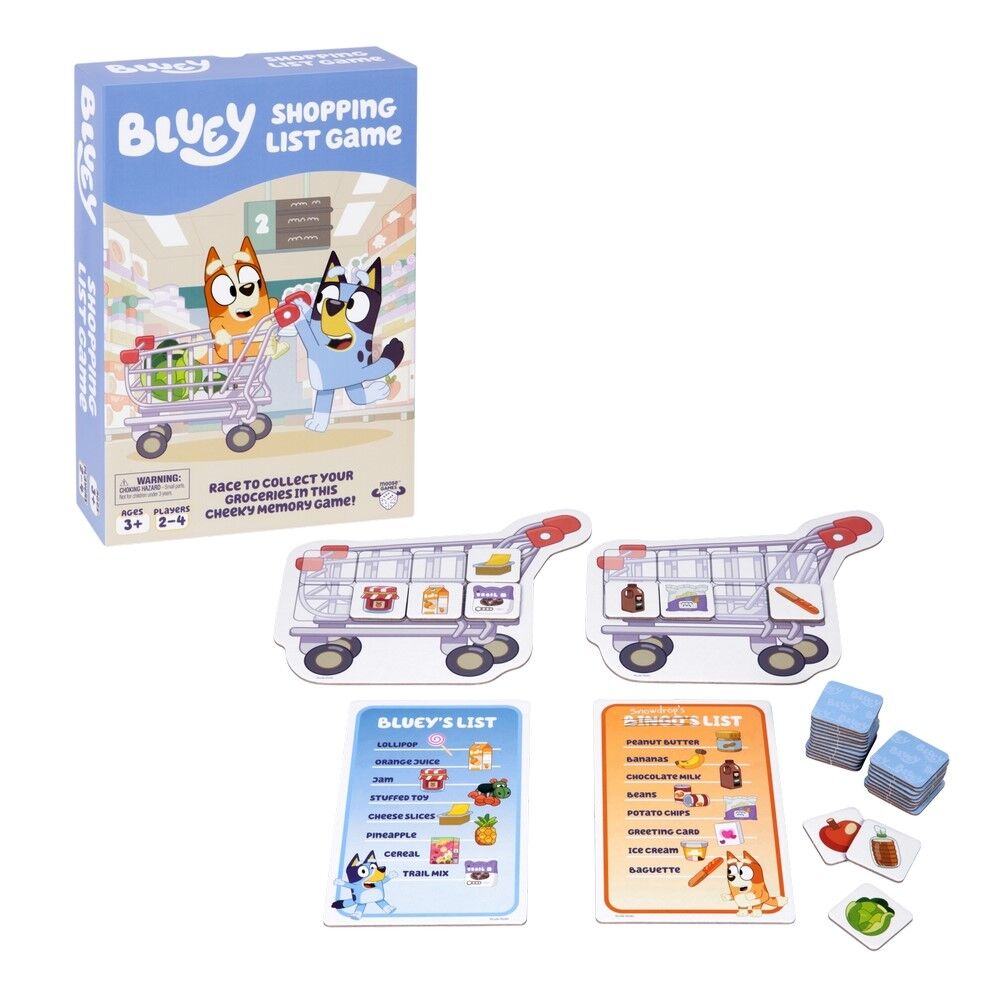 Bluey Shopping List Game - Cheeky Memory Game!