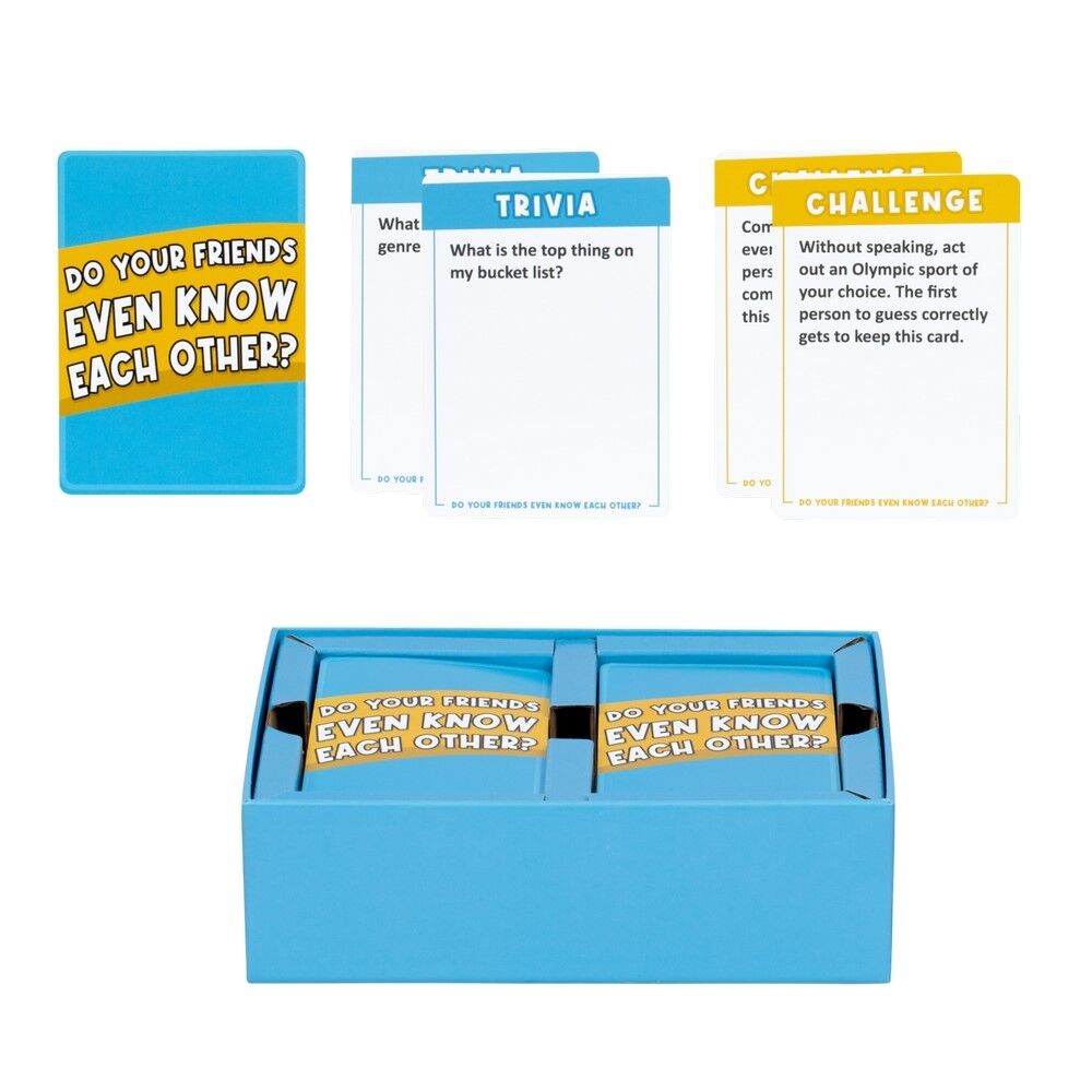 "Do Your Friends Even Know Each Other" Game