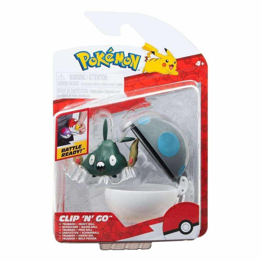 Pokemon Clip N Go - Trubbish + Heavy Ball
