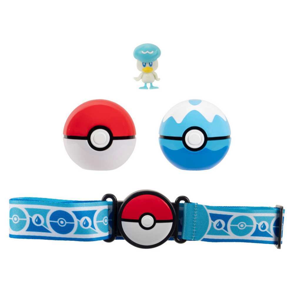 Pokemon Clip N Go Poke Ball Belt Set - Quaxly
