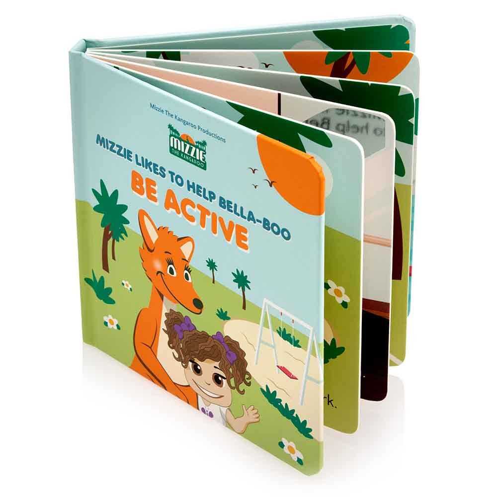 Mizzie The Kangaroo Be Active Touch & Feel Book