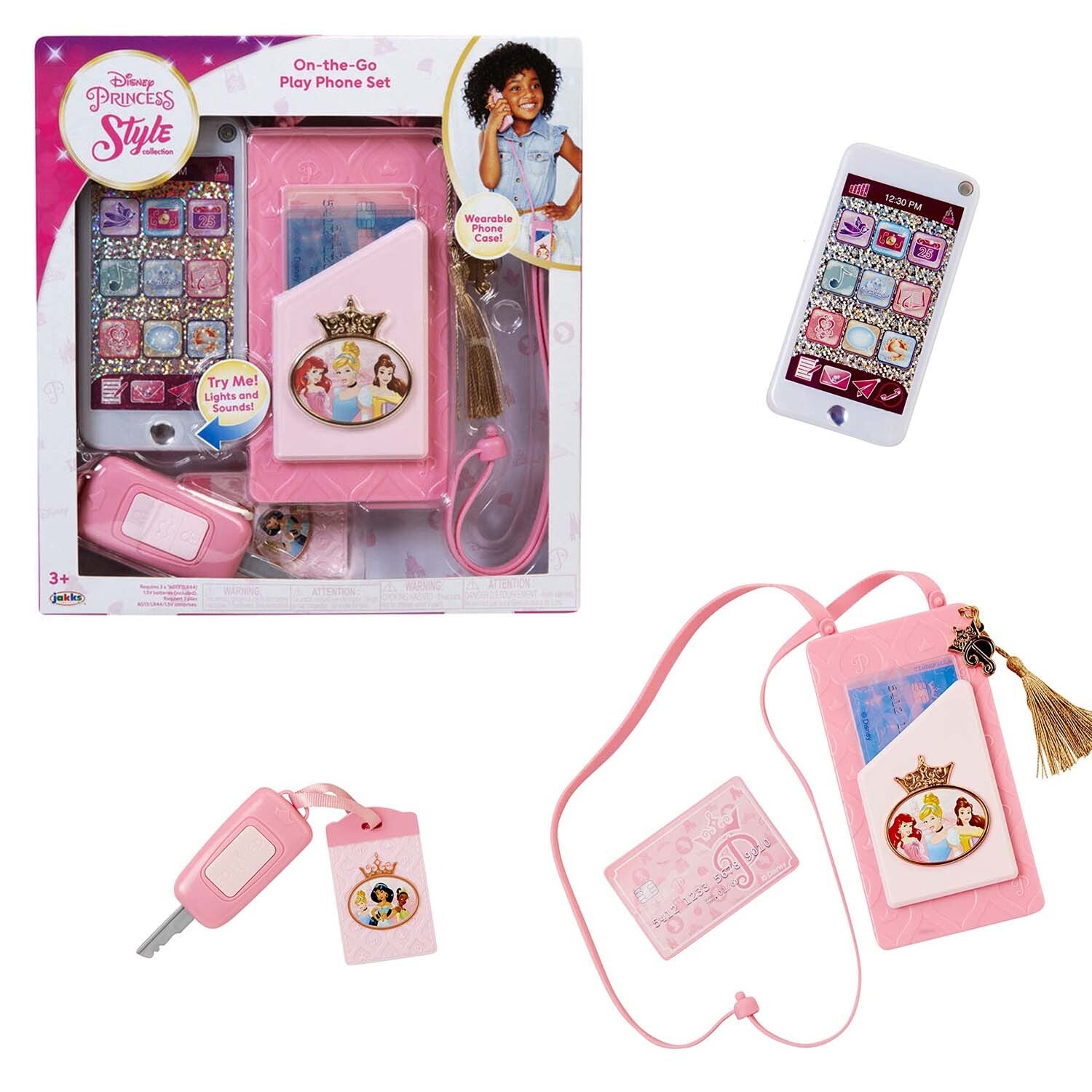 Disney Princess Style Collection - On The Go Play Phone Set