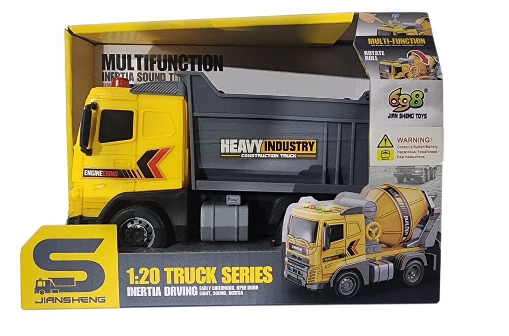 Construction Vehicles 18cm with Light & Sounds Dump Truck