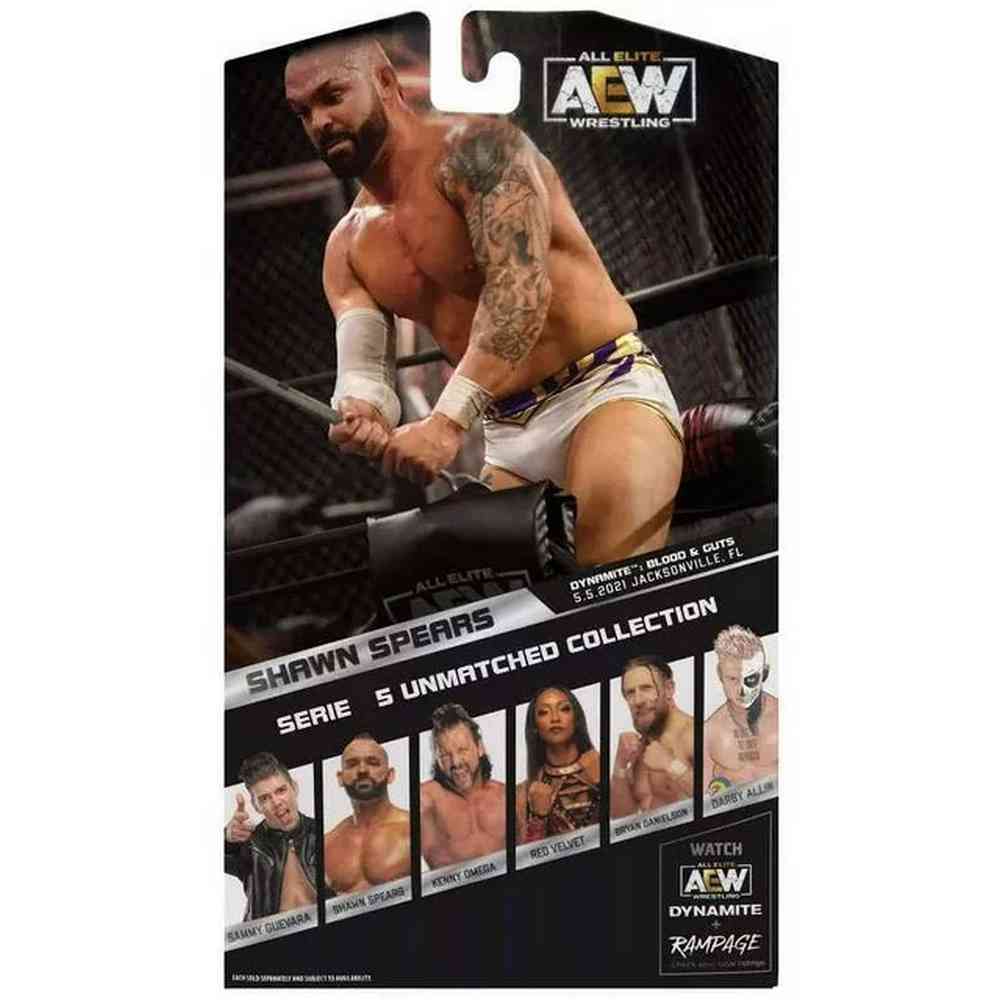 AEW Wrestling Shawn Spears Unmatched Collection Series 5