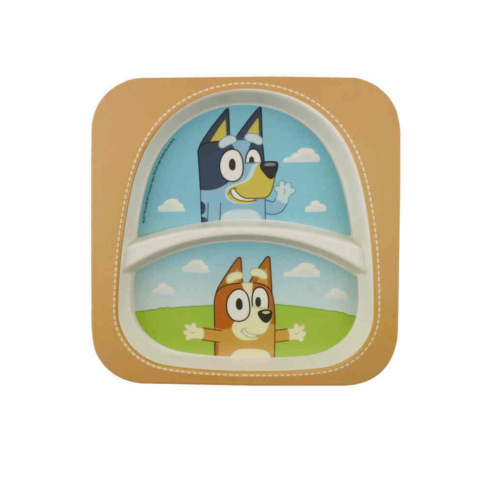 Bluey 3 Piece Bamboo Dining Set