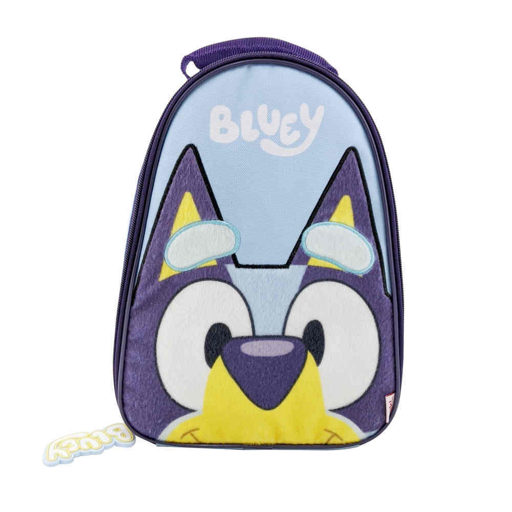 Zak Insulated Lunch Bag - Bluey Face (Fur Printing)