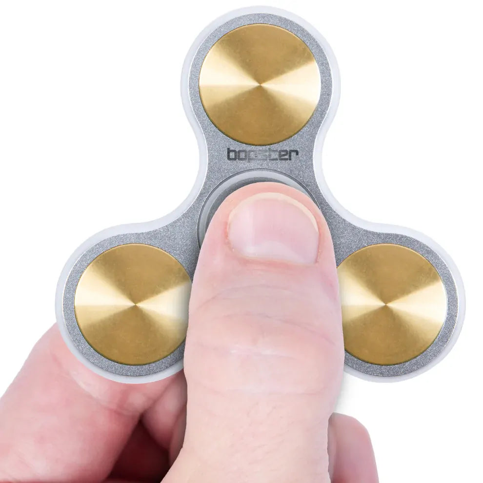Bopster - Metal Fidget Spinner Silver