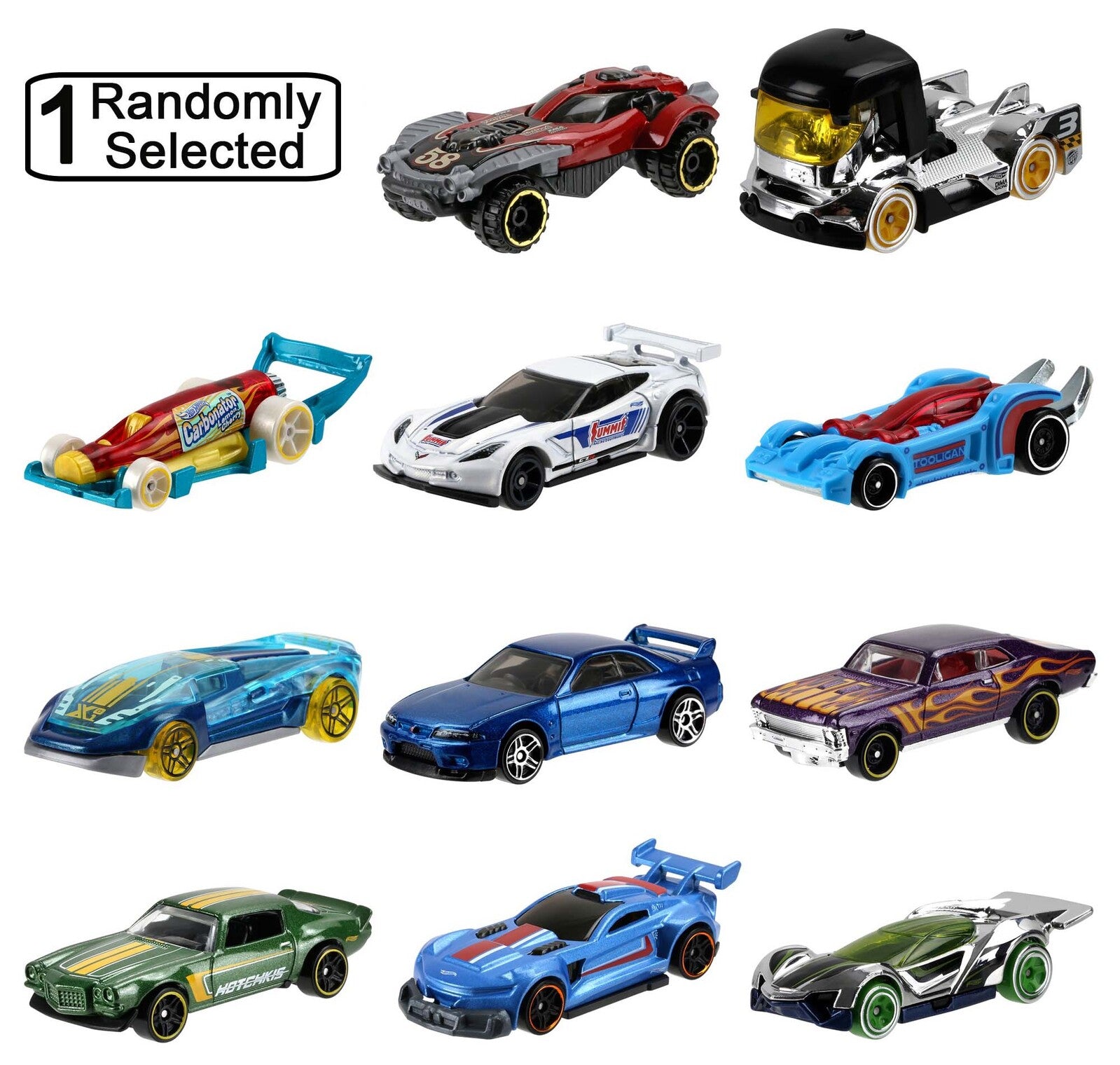 Hot Wheels Diecast 1:64 Basic Car (Assorted)