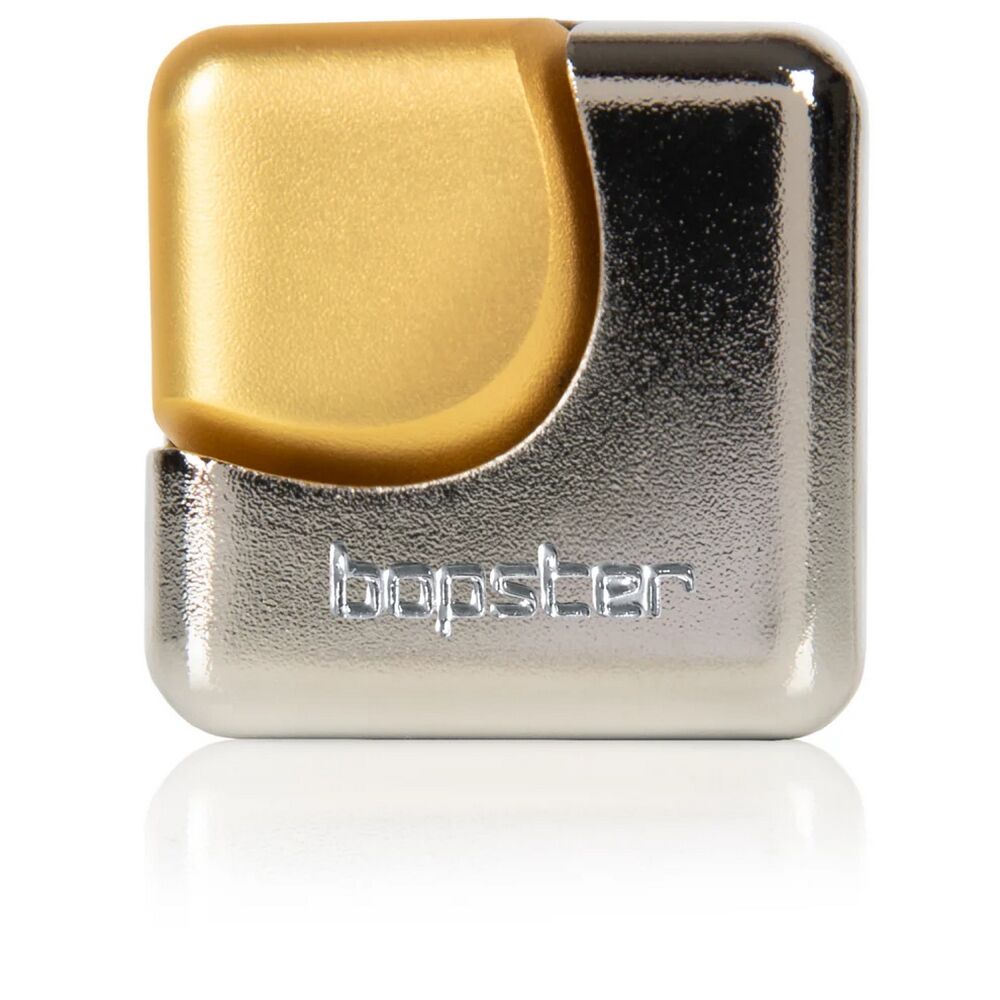 Bopster Fidget Cube Spinner - Silver & Gold