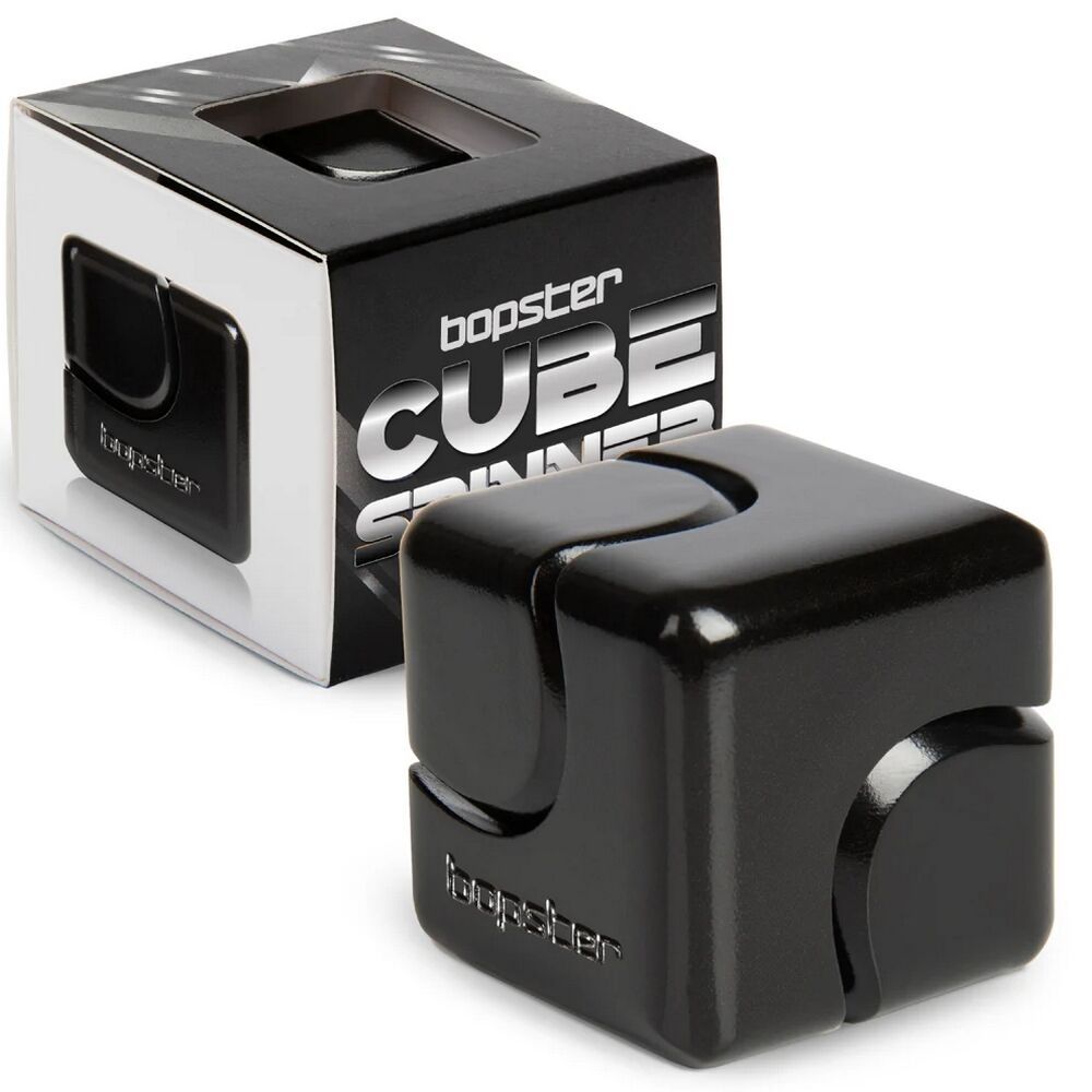 Bopster Fidget Cube Spinner - Black