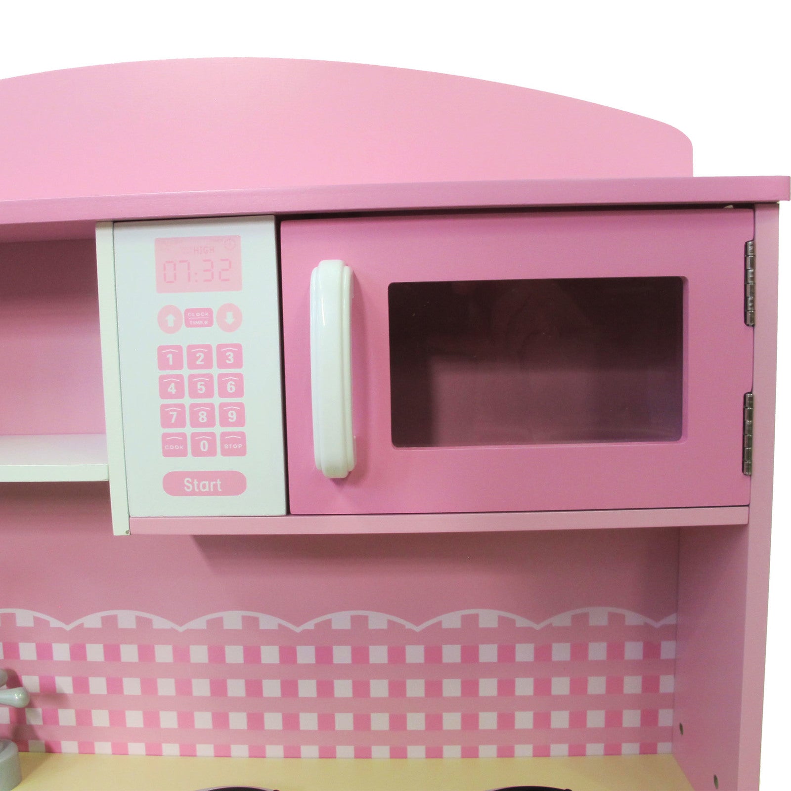 Wooden Play Kitchen - Pink Hampton