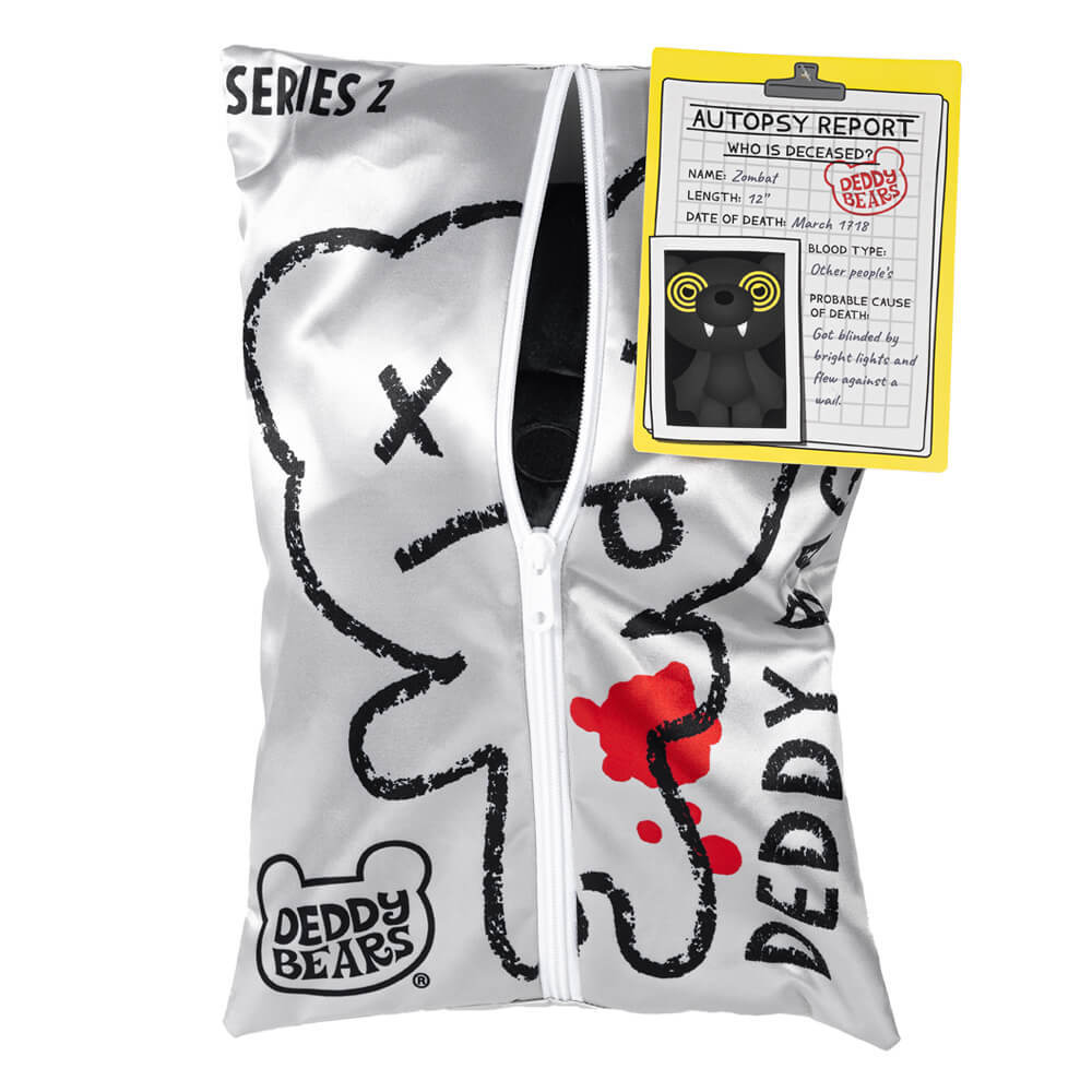 Deddy Bears Plush In Body Bag Zombat