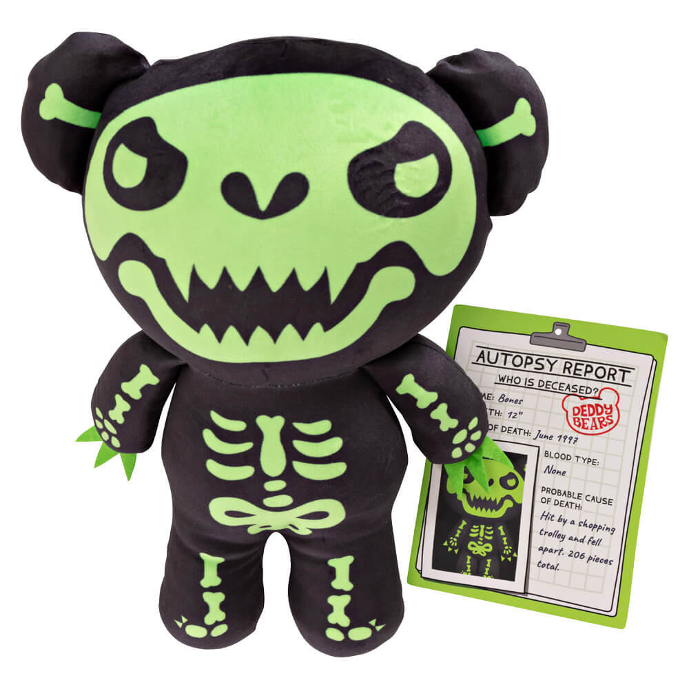 Deddy Bears Plush In Body Bag Bones