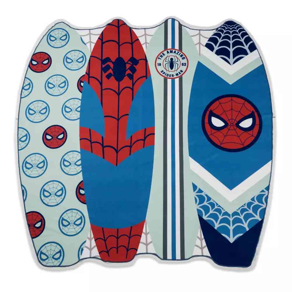 Marvel Spider Man Surfboard Beach Towel