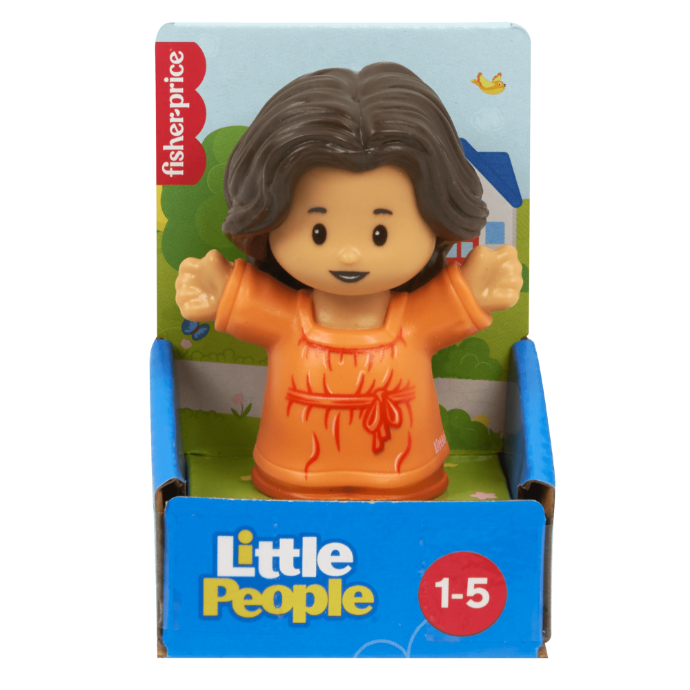 Little People Single Pack Lady In Orange Dress