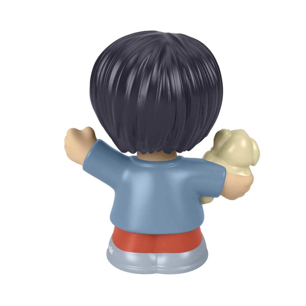 Little People Single Figure - Woman with Puppy