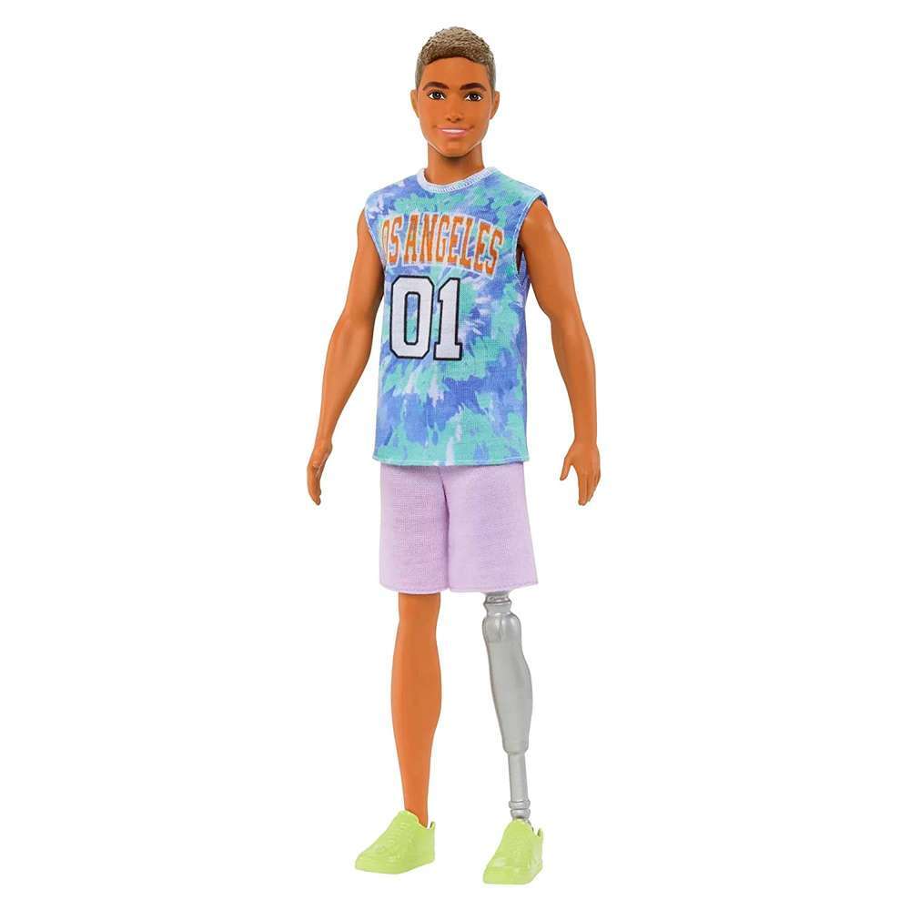 Barbie Fashionistas Ken Doll - Prosthetic Leg & LA Jersey (212)