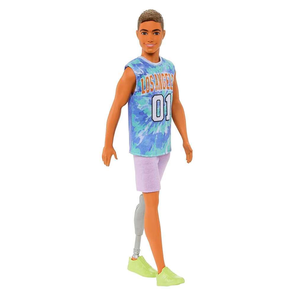 Barbie Fashionistas Ken Doll - Prosthetic Leg & LA Jersey (212)
