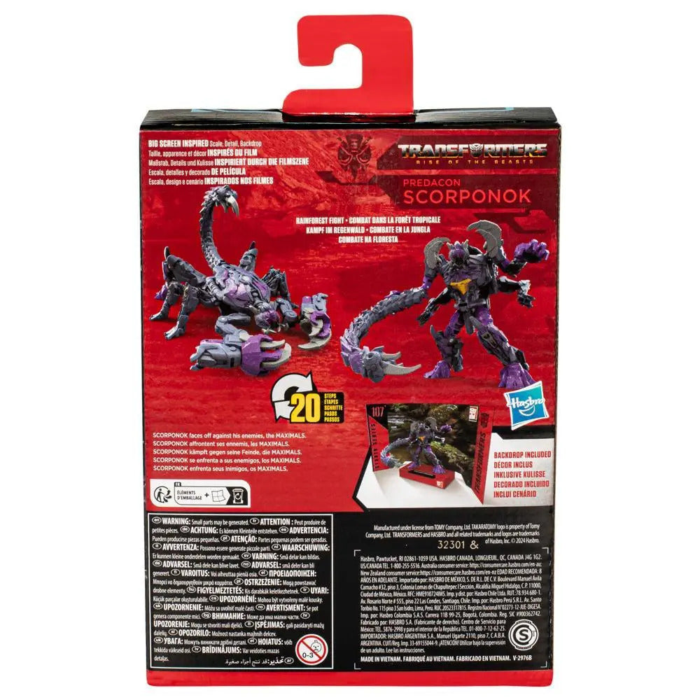 Transformers Studio Series Deluxe Class - 107 Predacon Scorponok