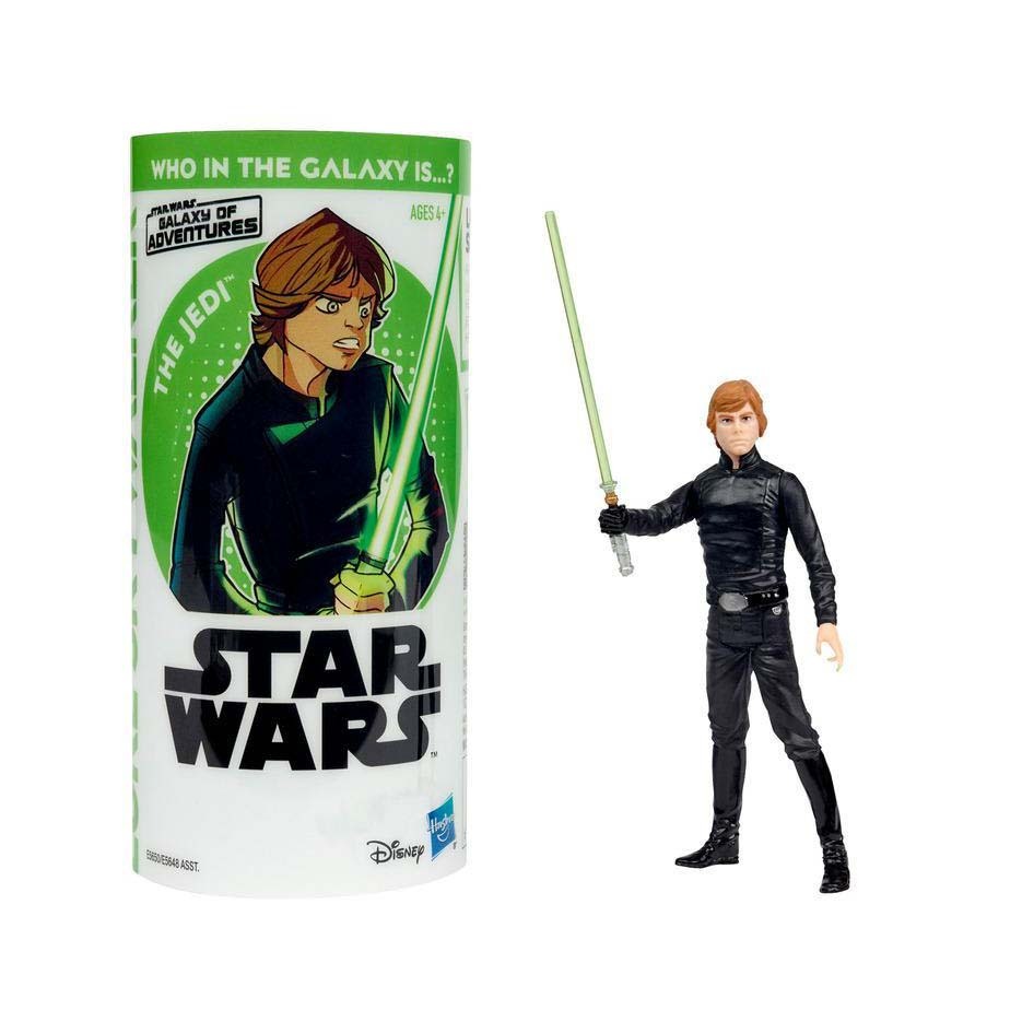 Star Wars Galaxy of Adventures Luke Skywalker Figure and Mini Comic