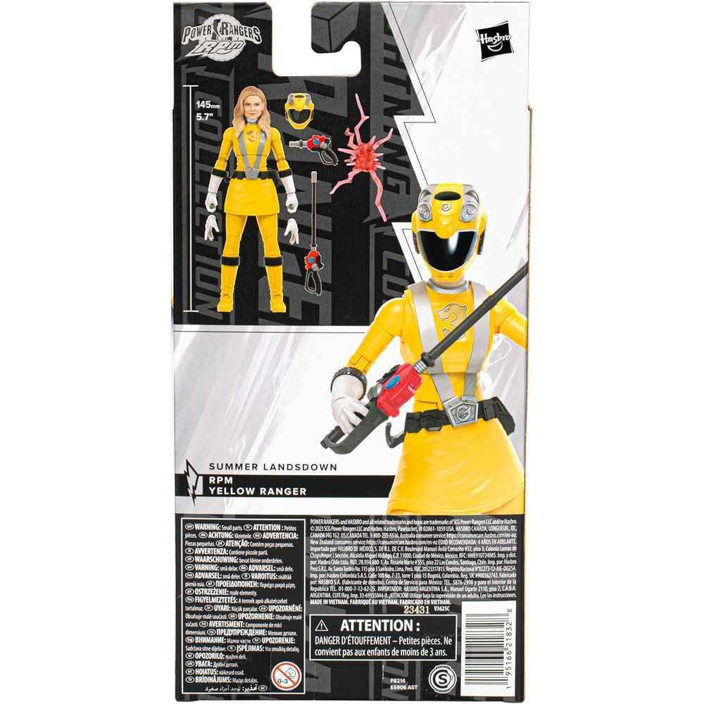 Power Rangers Lightning Collection RPM Yellow Ranger Action Figure