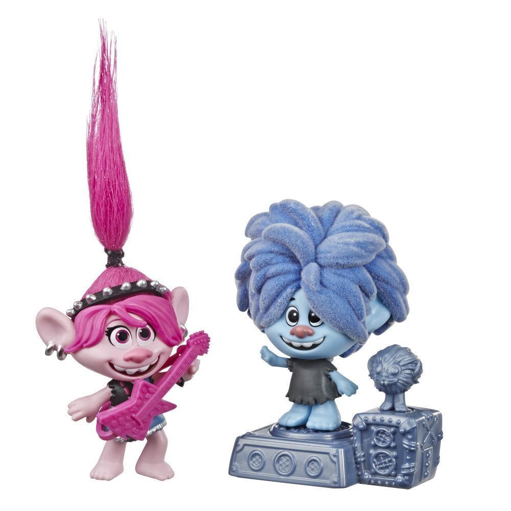 DreamWorks Trolls World Tour Rock CIty Bobble with 2 Figures