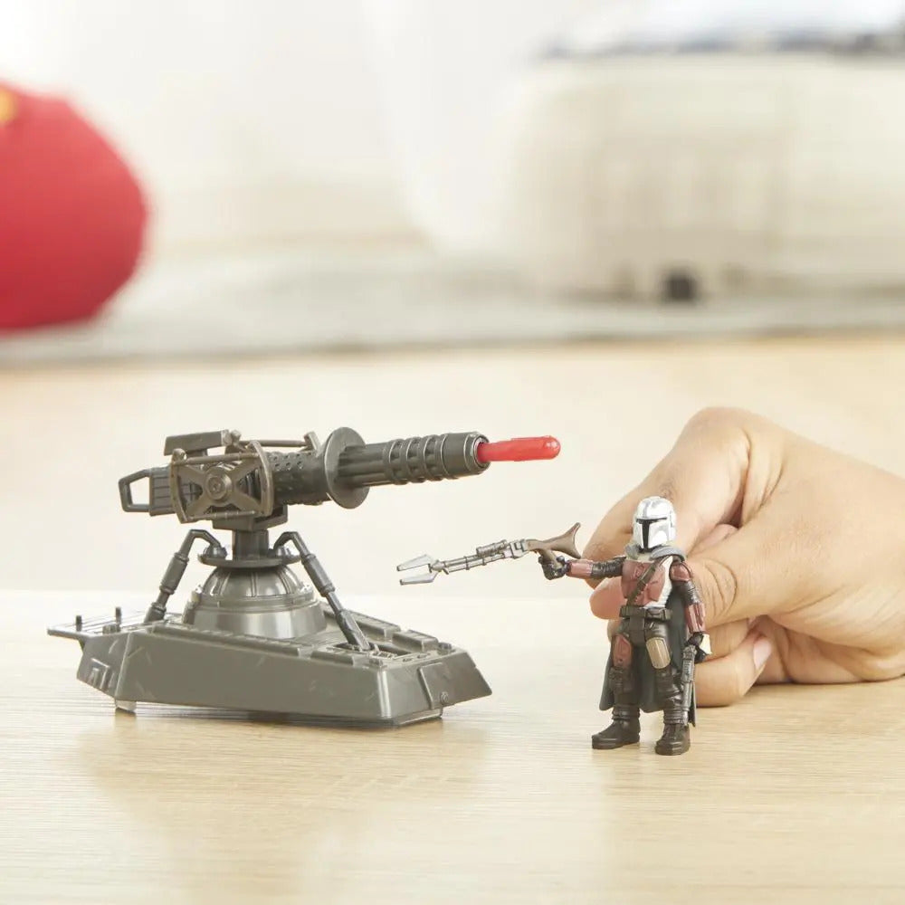 Star Wars Mission Fleet Expedition Class The Mandalorian Hover E-Web Cannon