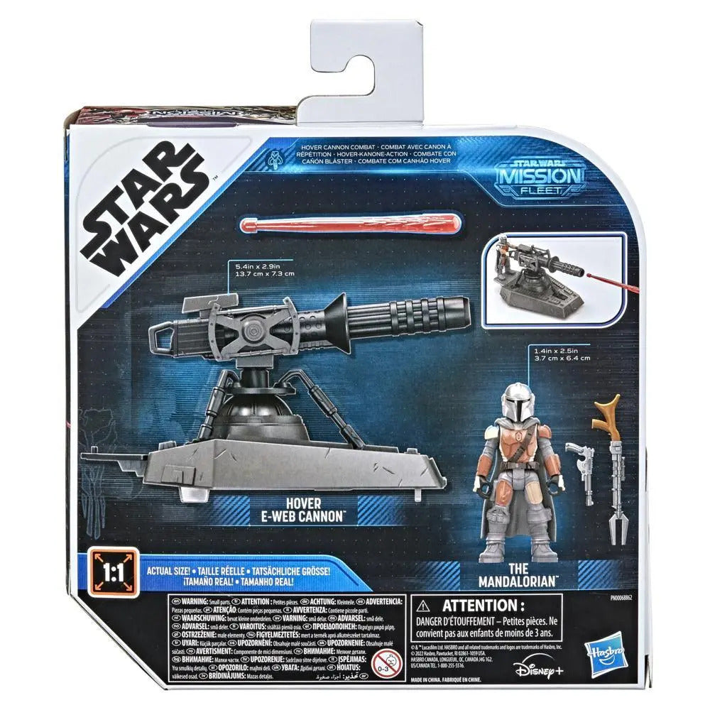 Star Wars Mission Fleet Expedition Class The Mandalorian Hover E-Web Cannon