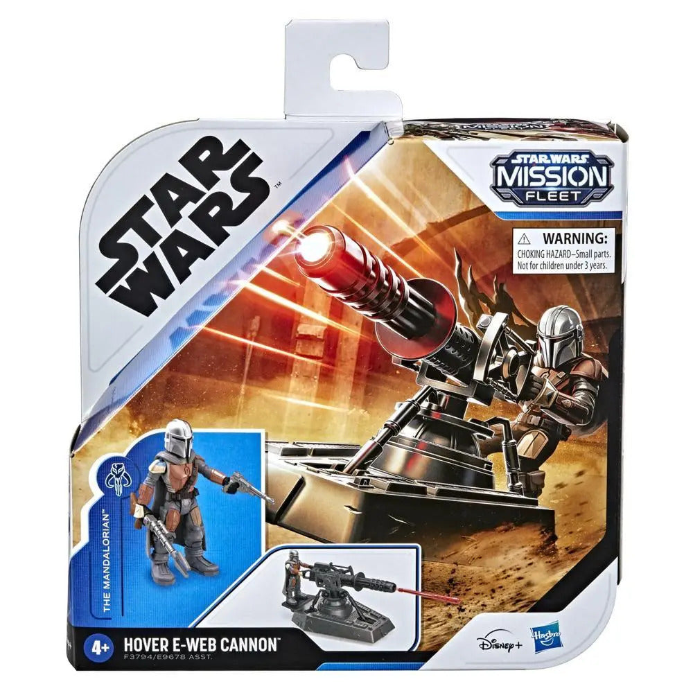 Star Wars Mission Fleet Expedition Class - The Mandalorian & Hover E Web Cannon