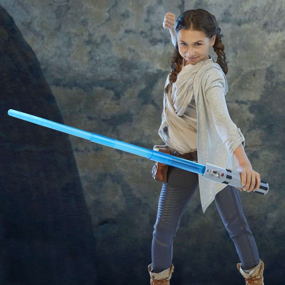 Star Wars Lightsaber Forge Luke Skywalker Electronic Extendable Blue Lightsaber
