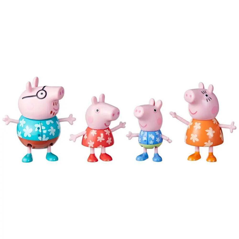 Peppa Pig Figure 4 Pack - Peppas Family Holiday