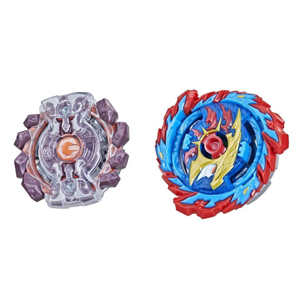 Beyblade Burst Surge Speedstorm Mirage Helios H6 and Gaianon G6 Dual Pack