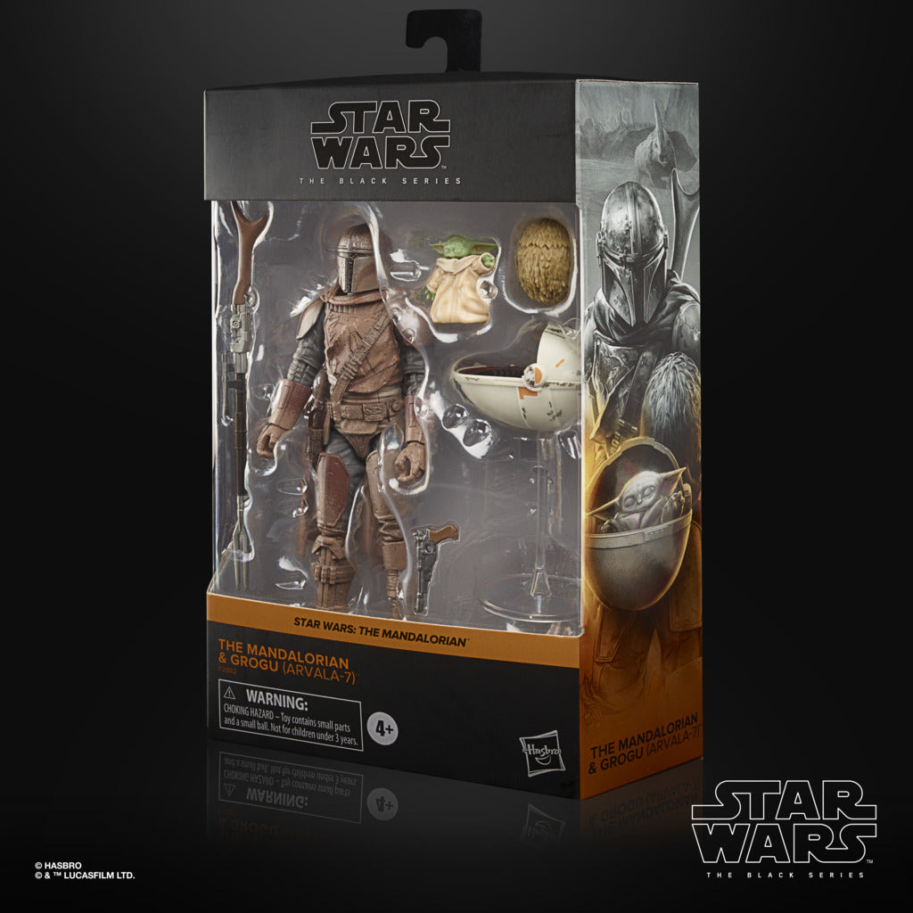 Star Wars The Black Series The Mandalorian & Grogu (Arvala-7)