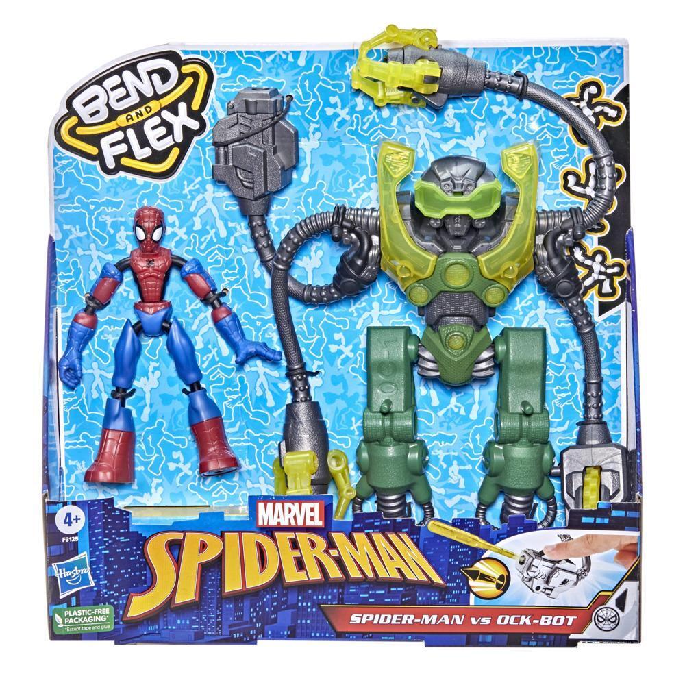 Marvel Spider Man Bend And Flex - Spider Man Vs Ock Bot