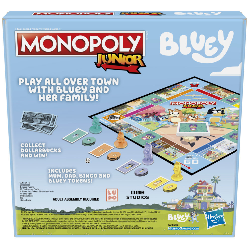Monopoly Junior Bluey