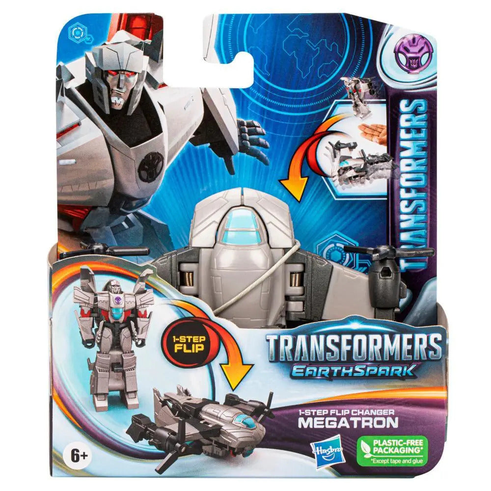 Transformers EarthSpark 1 Step Flip Changer - Megatron