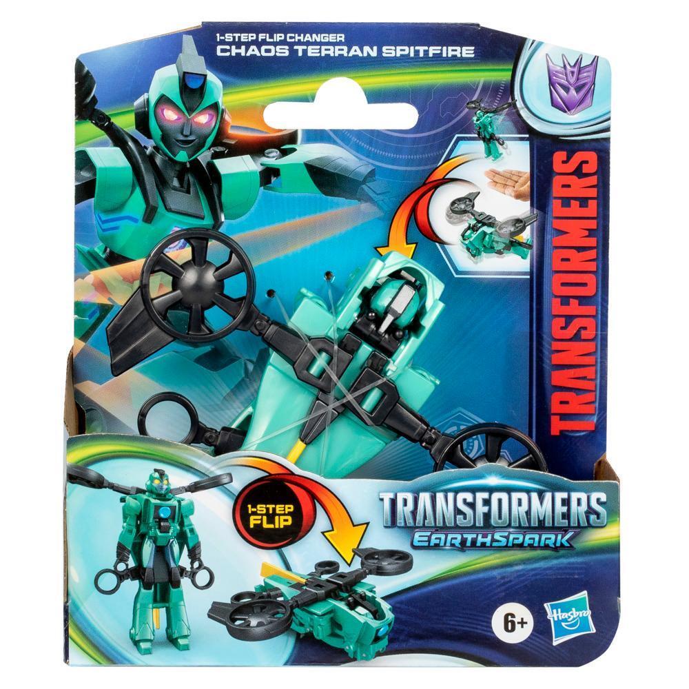 Transformers EarthSpark 1 Step Flip Changer - Chaos Terran Spitfire